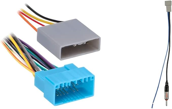 Metra 70-1727 Factory Amplifier Bypass Harness for 2006 Honda Civic Vehicles & Metra Electronics 40-HD10 Factory Antenna Cable to Aftermarket Radio Receivers for Select Honda/Acura Vehicles