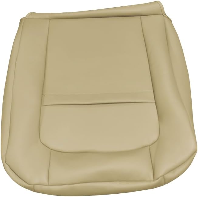 Driver Side Top Back Replacment Perforated Leather Seat Cover Tan Compatible with Lincoln Navigator 2005 2006