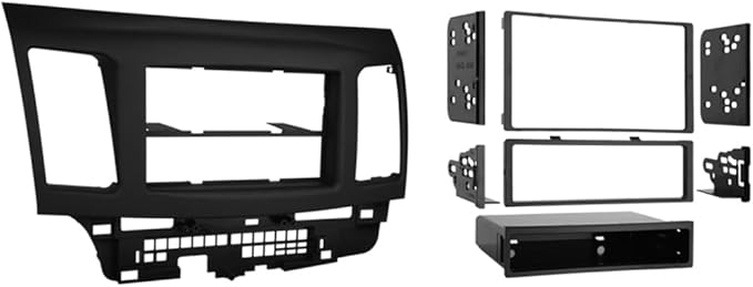 METRA Electronics 99-7011 Single OR Double-DIN Radio Installation Dash KIT FITS 2008-2017 Mitsubishi Lancer