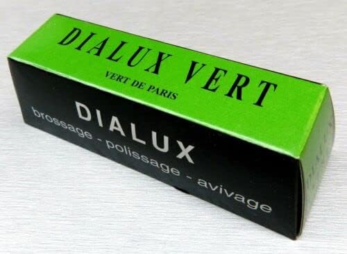 Dialux Jewelry Polishing Compounds 4 Bars Assortment of Rouge Polish Gold and Silver 1 Bar of Each Type Red/Blue/White/Green by JTS