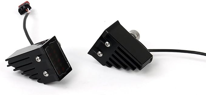 Waterproof Aluminum Front Amber Turn Signal Running Fog light Fit For Harley Softail Low Rider ST FXLRST 2022-2025 2024, Low Rider El Diablo FXRST 2022