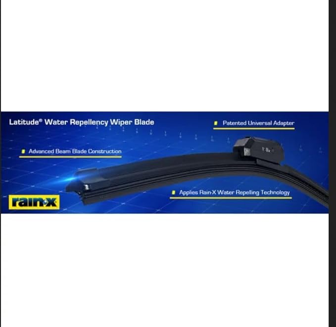Rain-X 5079282-2 Repellency Water Repellent Wiper Blades, 28" Windshield Wiper, All Weather Streak-Free for Enhanced Visibility w/Water Repellency Formula