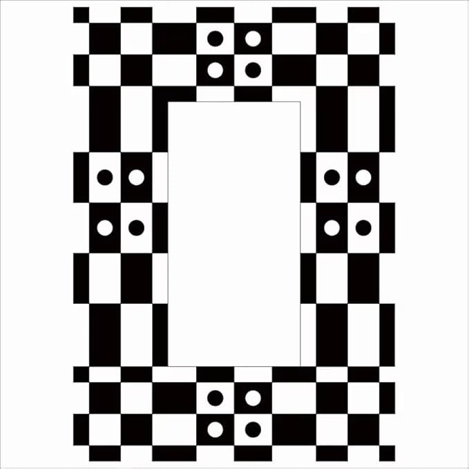 Auto 360 Car Camera Calibration Mats, Diagnostic Grid Cloth Tools for Panoramic Bird's-Eye Vehicle Backup DVR System, 3D