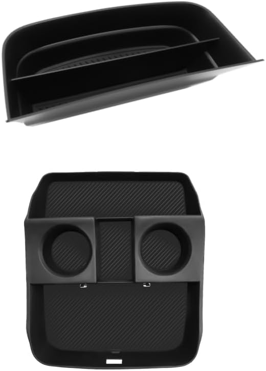 BIBIBO 2Packs for 2026 Hyundai Palisade Center Console Organizer 2026 Hyundai Palisade (SE, SEL, SEL Convenience, SEL Premium, XRT Pro, Limited, Calligraphy)Under Console Insert Tray+Divider Organizer