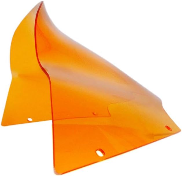 POWER JAMES 7.0" Tall Orange PMMA Windshield Windscreen for 2015-2023 Harley Road Glide Ultra ST FLTR (PMMA Orange)