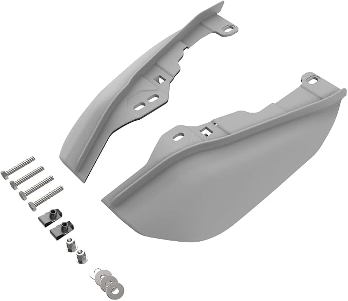 Advanblack 2024 RG Mid Frame Air Deflectors Compatible for Harley Touring Street Glide, Road King, Electra Glide, 2009-2025(Sunset Orange)