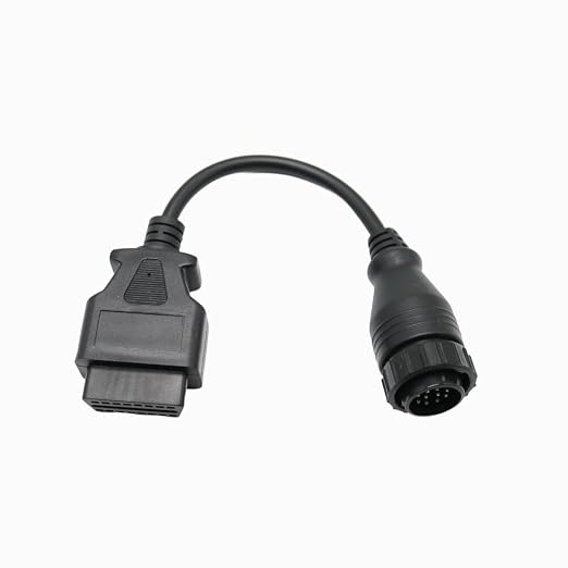 9993832 14 Pin Scanner Connect Cable Compatible with Volvo VOCOM 88890300 VOCOMII 88894000 Truck Diagnostic Adapter Tool Excavator