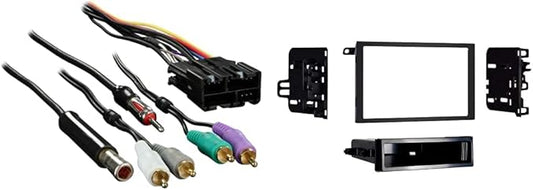 Metra 70-1857 Tuner Relocation Harness + Metra Electronics 99-2011 GM Multi Kit