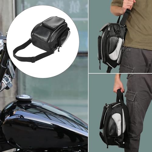 Motorcycle Tank Bag for Honda NT1100 NT 1100, Magnetic & Strap Mount Tank Bag for Motorcycles, Motorcycle Touring Navigation Luggage Bag Tank Bags, B Magnetic
