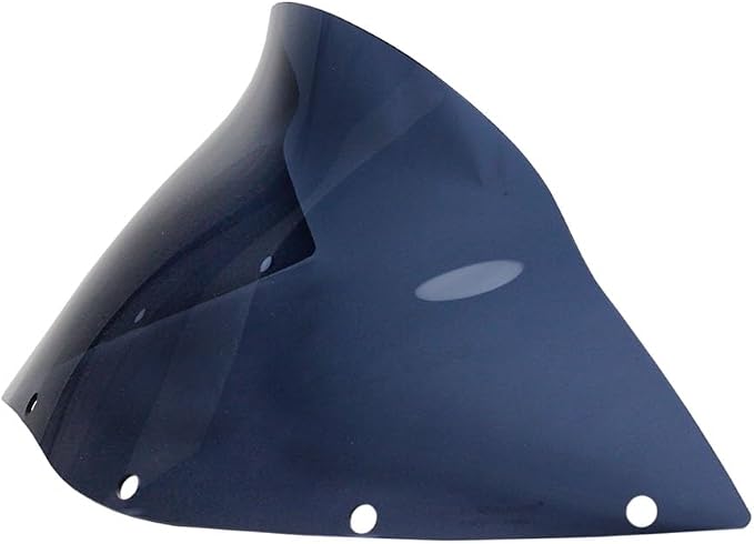 POWER JAMES PMMA Ink Blue Dark Blue Windshield Windscreen,Compatible with Harley Davidson Street Bob, Super Glide, Low Rider, Road King with FXRT Out Fairing