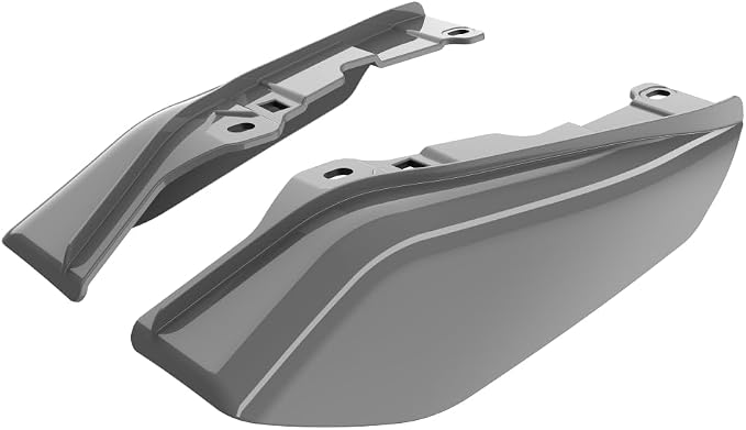 Advanblack 2026 Road Glide Mid Frame Air Deflector, Dark Billiard Gray Air Deflector Heat Shield Compatible with Harley Touring Street Glide, Road King, Electra Glide, 2009-2026
