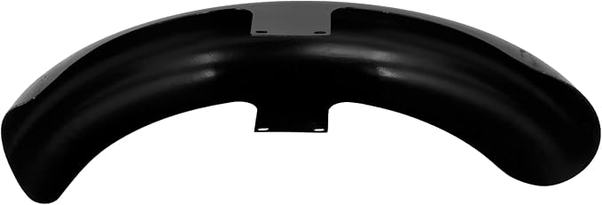 19 inch Motorcycle Front Fender for 120 / R19 Tire Mudguard Fit for Harley Touring Electra Road Street Glide Road King Baggers（Gloss Black）