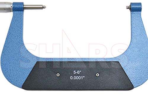 Shars 5-6" Screw Thread Micrometer with Anvils 303-2375 M