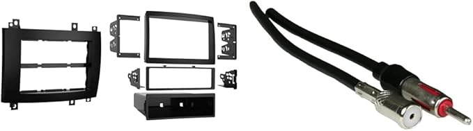 Metra 99-2006 Installation Kit for Select 2003-2006 Cadillac CTS/SRX Vehicles & 40-VW10 Factory Antenna to Aftermarket Radio Adapter for Select 1988-Up Audi/BMW/Mercedes/Smart Vehicles, Accessory