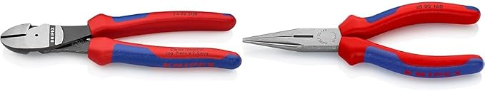 KNIPEX 8" High Leverage Diagonal Cutters & Long Nose Pliers w/Cut Combo