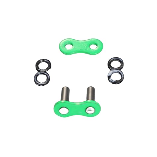 DONGHUA (520HLX2) high Strength Sealed 520 X-Ring Chain 120 Links with Connecting Link (Green)