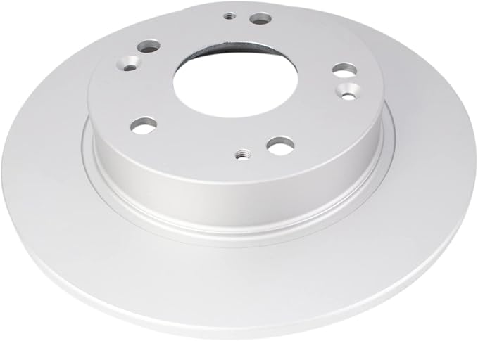 TRQ Rear Brake Rotor Set Solid G-Coated Compatible with 2006-2015 Honda Civic 2013-2015 Acura ILX