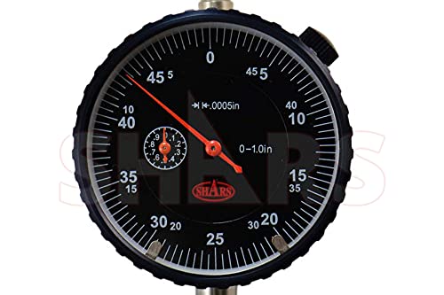 Shars 1" High Precision Dial Indicator, .0005" Graduation 303-3112B P]