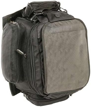 Milwaukee Leather Tank Bag - Motorcycle Storage - Strap/Magnetic Mount - Quick Access - Universal Fit - One Size