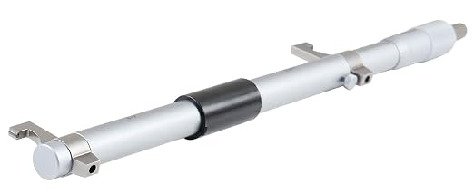 Accusize Industrial Tools 8-9'' by 0.001'' Inside Micrometer in Fitted Case, Satin Chrome Finished, Eg00-3229 | Range: 8-9", Graduation: 0.001", Accuracy: 0.00028", Resolution: 0.0001", Satin Chrome Finish