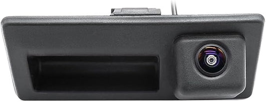AHD/CVBS Car Rear View Camera's Fisheye Trunk Handle Camera with RCA Cable & Vehicle-Camera for Audi A4 A4L A8 A8L Q3 A5 Q5 S5 / Volkswagen VW Passat Lingyu Lavida Tiguan Touareg (CVBS)