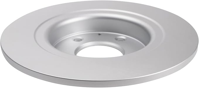 TRQ Rear Brake Rotor Set G Coated Solid Compatible with 2014-2021 Mazda 6