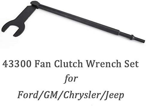 43300 Pneumatic Fan Clutch Wrench Set Removal Tool Kit Gear Assisted Positioning Tool for Ford GM Chrysler by Lucky Seven