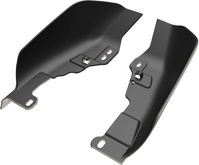 Advanblack 2024 RG Mid Frame Air Deflectors Compatible for Harley Touring Street Glide, Road King, Electra Glide, 2009-2025(Silver Fortune)
