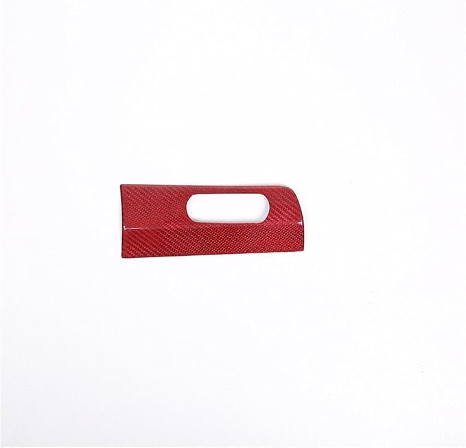 Auto Headlight Switch Button Panel Cover Trim，Compatible with forChevrole-t Corvette C8 Stingray Z06 Z51 2020 2021 2022 2023 2024 HUD Head-up Display Switch Trim Real Carbon Fiber (Red Carbon Fiber)