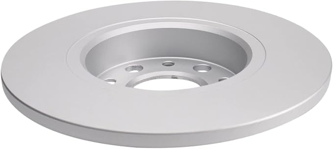 TRQ Rear Brake Rotor Set G Coated Solid Compatible with 2016-2023 Fiat 500X 2017-2023 Jeep Compass 2015-2023 Renegade 2023-2024 Dodge Hornet