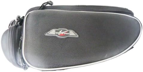 1Storm New Motorcycle Waterproof Saddle Bag Tank Bag Black with Magnetic Mounting