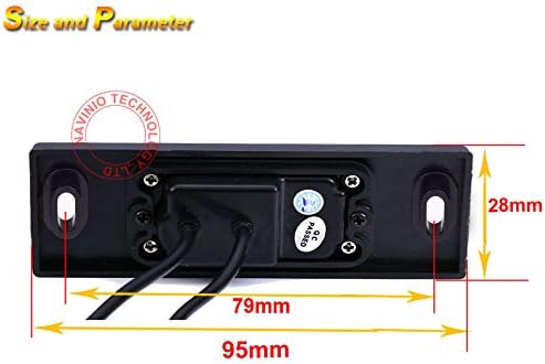 Super HD1280x720 Pixels 1000 TV Lines Car Rear View Camera Back up Parking Camera for Saab 92 93 94 95 97 9X 2002-2012/Subaru Liberty Forester Wagon 2012 2013