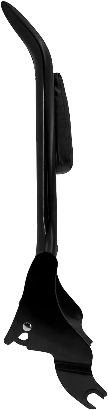 Motorcycle 22" Sissy Bar, Integrated Passenger Backrest Fit For Harley Touring Road King Street Glide Road Glide 2009-2025 Black