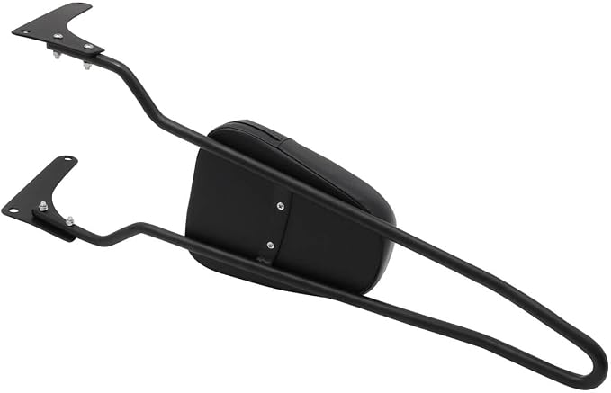 Passenger Sissy Bar Rear Backrest Pad for Honda Rebel 250 CMX250 CA250 All Year, Black