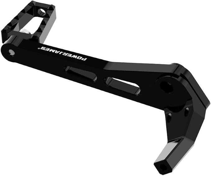 POWER JAMES Black Foot Brake Shift Lever Footpeg Fits for Harley 18-23 Street Bob, Low Rider, Softail Standard FXBBS FXST FXRST with Mid-Control (Black)