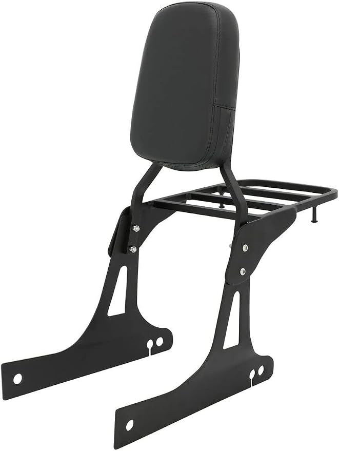 Sissy Bar Backrest With Comfortable Pad Luggage Rack Compatible With Harley Dyna Street Bob Wide Glide Super Glide Custom Low Rider fxdc fxdla