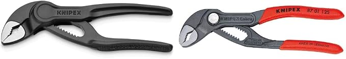 KNIPEX Tools Cobra Water Pump Pliers Bundle - 5-Inch and 4-Inch