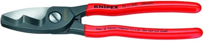 KNIPEX Tools Cable Shears and Long Nose Pliers Bundle