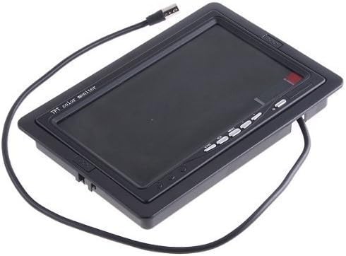 BW 7 inch High Resolution 800 * 480 TFT Color LCD Car Rear View Camera Monitor Support Rotating The Screen and 2 AV Inputs
