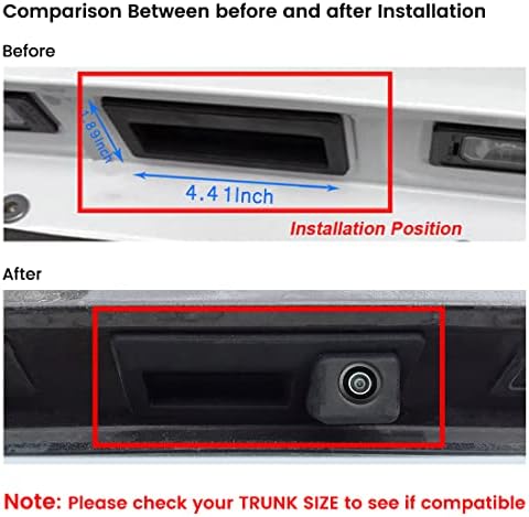 GreenYi AHD Monitor Camera Set, 800x480 HD TFT Monitor + VW Trunk 720P Rear View Camera