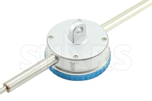 Shars 0-2" High Precision Dial Indicator, Yellow Face, 0.001" Graduation 303-3115Y P]