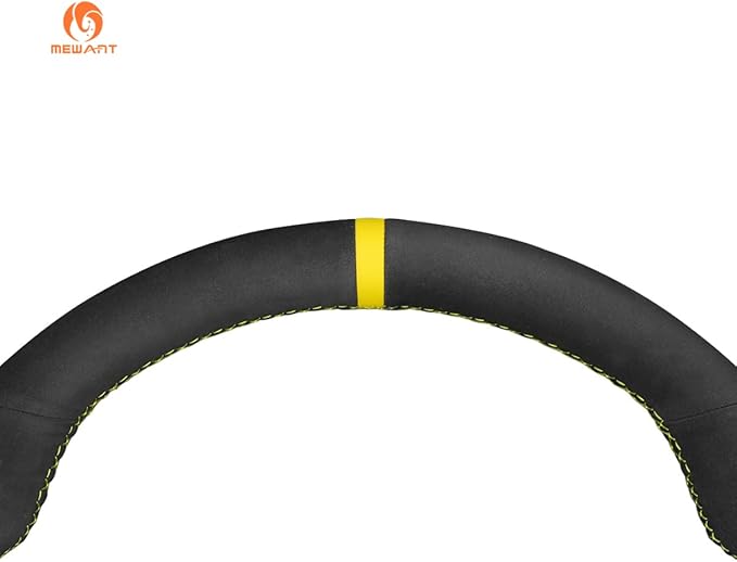 MEWANT Hand Sewing Breathable Car Steering Wheel Cover for Subaru WRX 2015-2021 / WRX STI 2015-2021 Steering Wheels Accessories for Subaru WRX (STI)