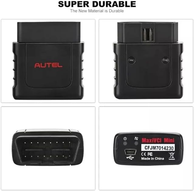 Autel MaxiVCI VCI Mini Wireless Bluetooth Diagnostic Vehicle Communication Interface Connector Compact Auto OBD2 Scanner for MK808BT MK808TS MX808TS MP808TS TS608 MS906S Oil Reset EPB BMS SAS TPMS