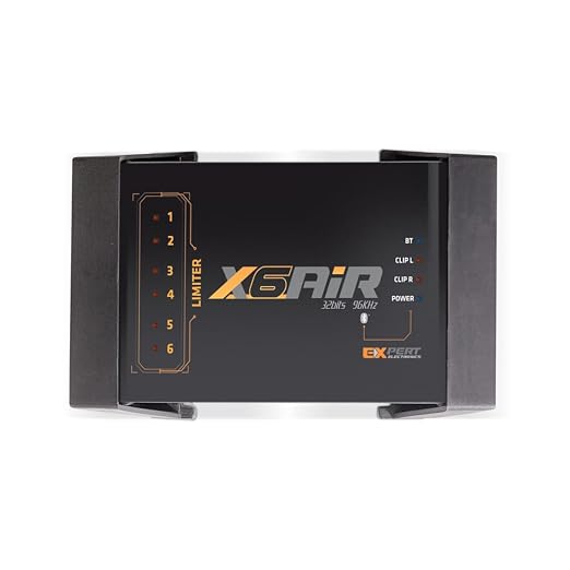 Banda Audioparts X AIR Series Digital Signal Processor, 32bit/96khz, Bluetooth and APP Control, 19 Band EQ, 2 Input (X6 AIR)
