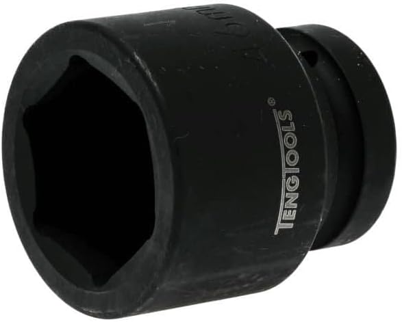 Teng Tools 46MM 1 Inch Drive 6 Point Metric Shallow Chrome Molybdenum Impact Socket | Mechanic Tool | Hand Tool - 910546