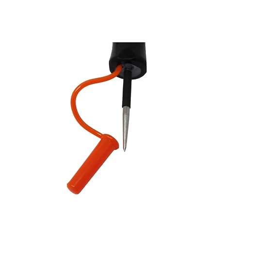 K Tool International XDCHT504 Xtra Duty Cordless Circuit Tester, DC Voltage Detection Tool, Dual Color LED Polarity Indicator, Audible Beep Alert, Built in Lithium Battery