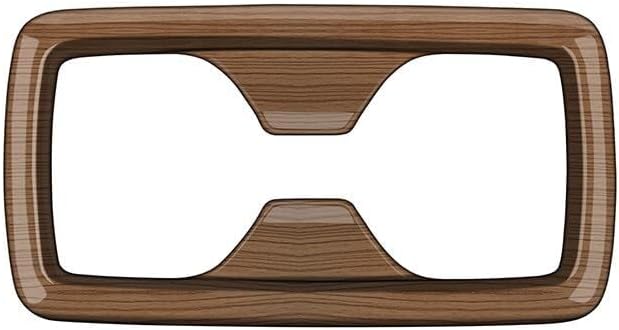 Second Row Cup Holder Panel Cover Interior Modifications Compatible with Toyota Grand Highlander 2024 2025 2026 Fit for 2024-2026 Grand Highlander ABS Accessories(Wood Grain)
