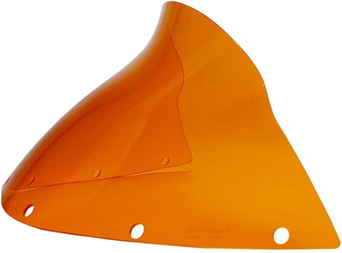 POWERAJAMES PMMA Windshield Windscreen for Harley Davidson Dyna Street Bob Low Rider Sport Glide Road King Wwith FXRT Out Fairing (PMMA Orange)