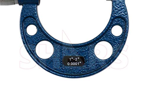 Shars 1-2" x 0.0001" Outside Micrometer 303-2604 P)