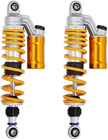 360mm/14.2" Rebound Damping 7mm Spring Rear Suspension Shock Absorber MTB Motorcycle For BWS 125 Dirt Bike Gokart Quad ATV Nmax Xmax Aerox